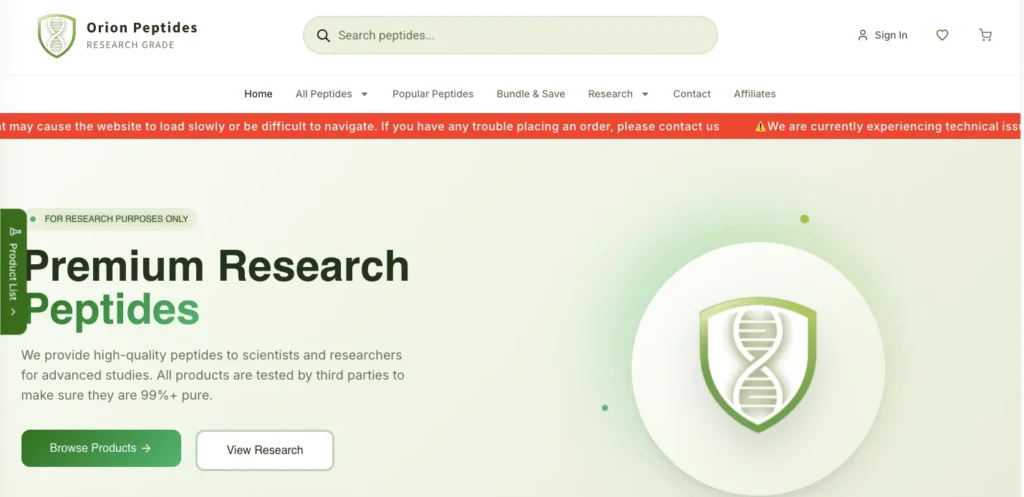 Orion Peptide.com