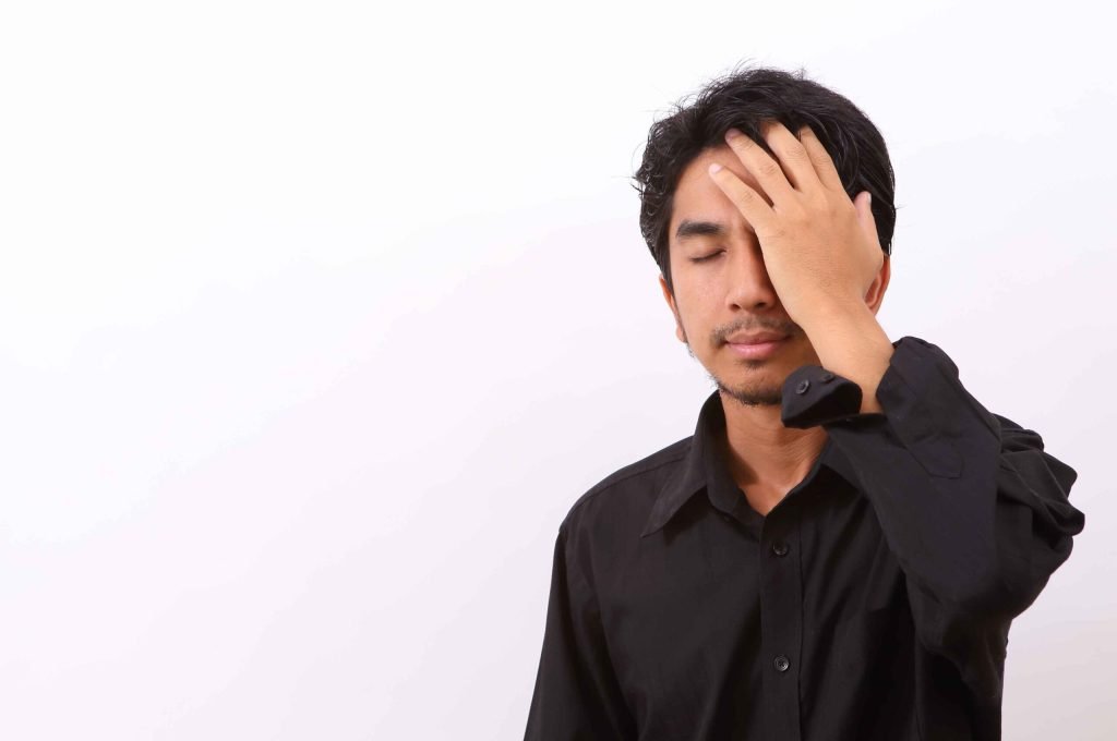 Man with low testosterone