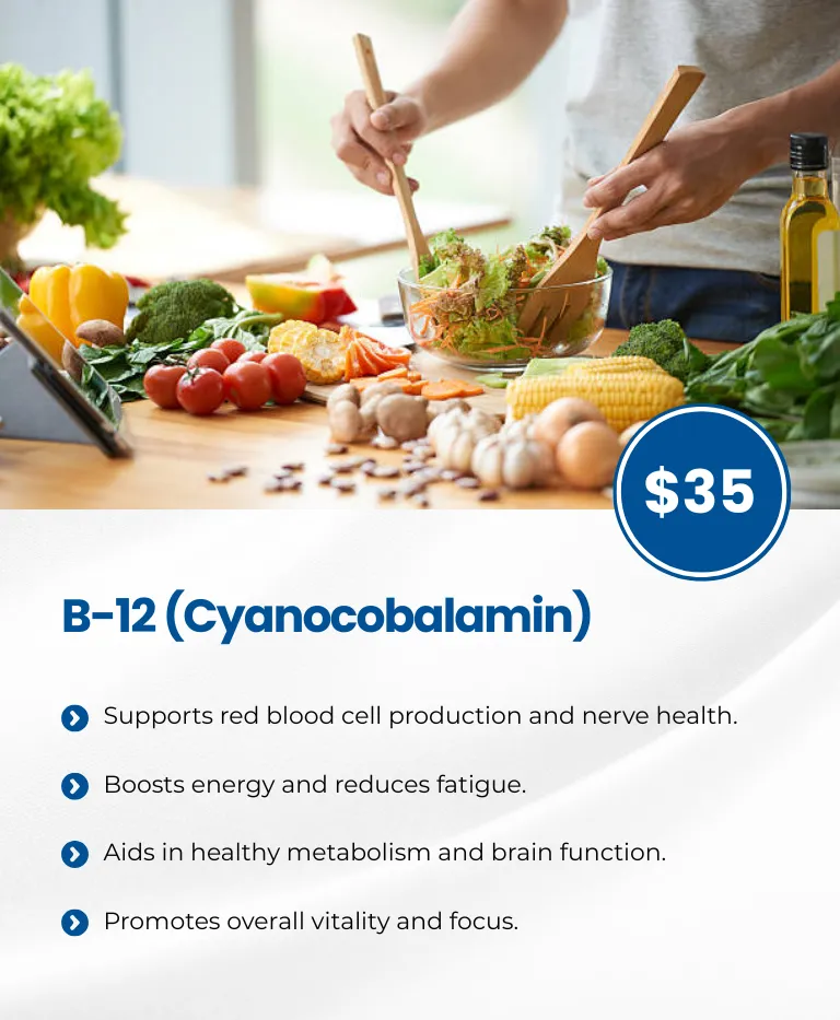 B-12 (Cyanocobalamin)