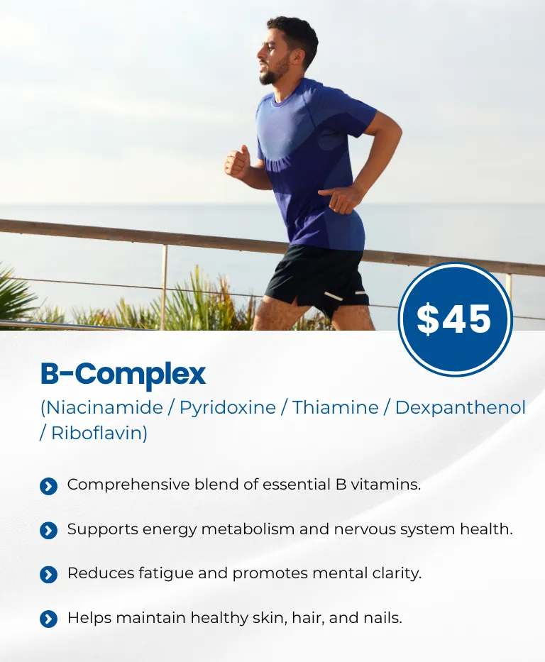 B-Complex (Niacinamide/Pyridoxine/Thiamine/Dexpanthenol/Riboflavin)
