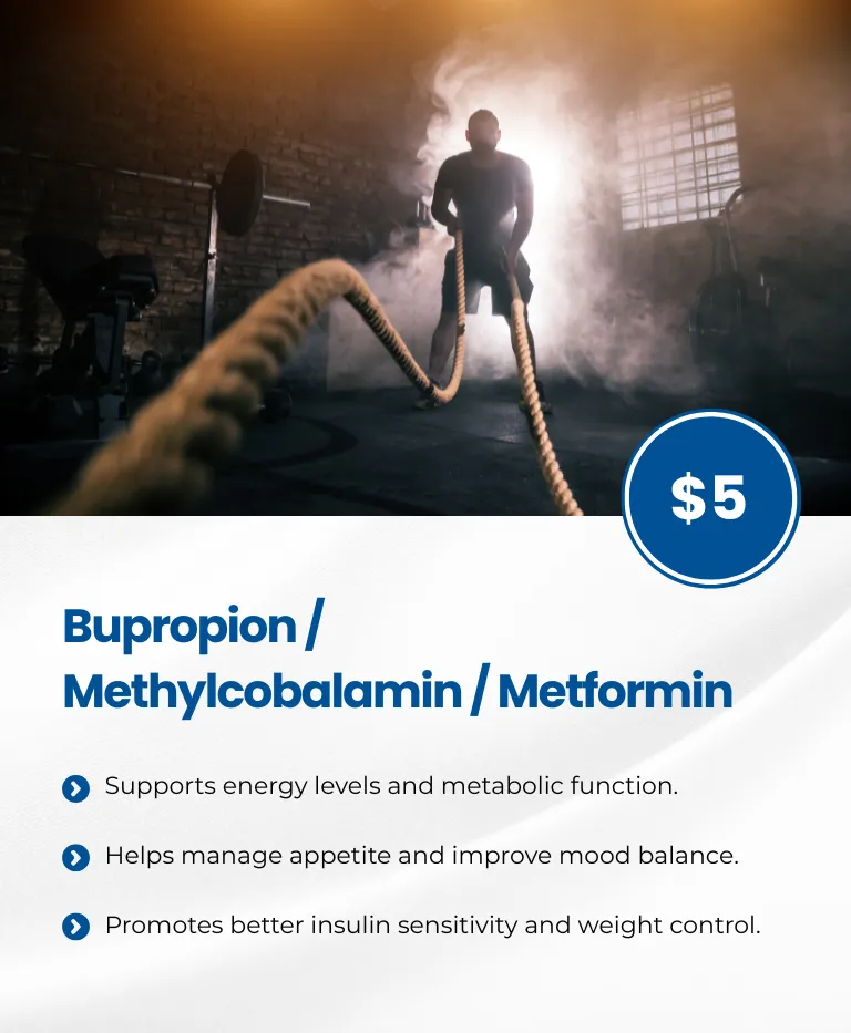 Bupropion / Methylcobalamin / Metformin / Carnitine