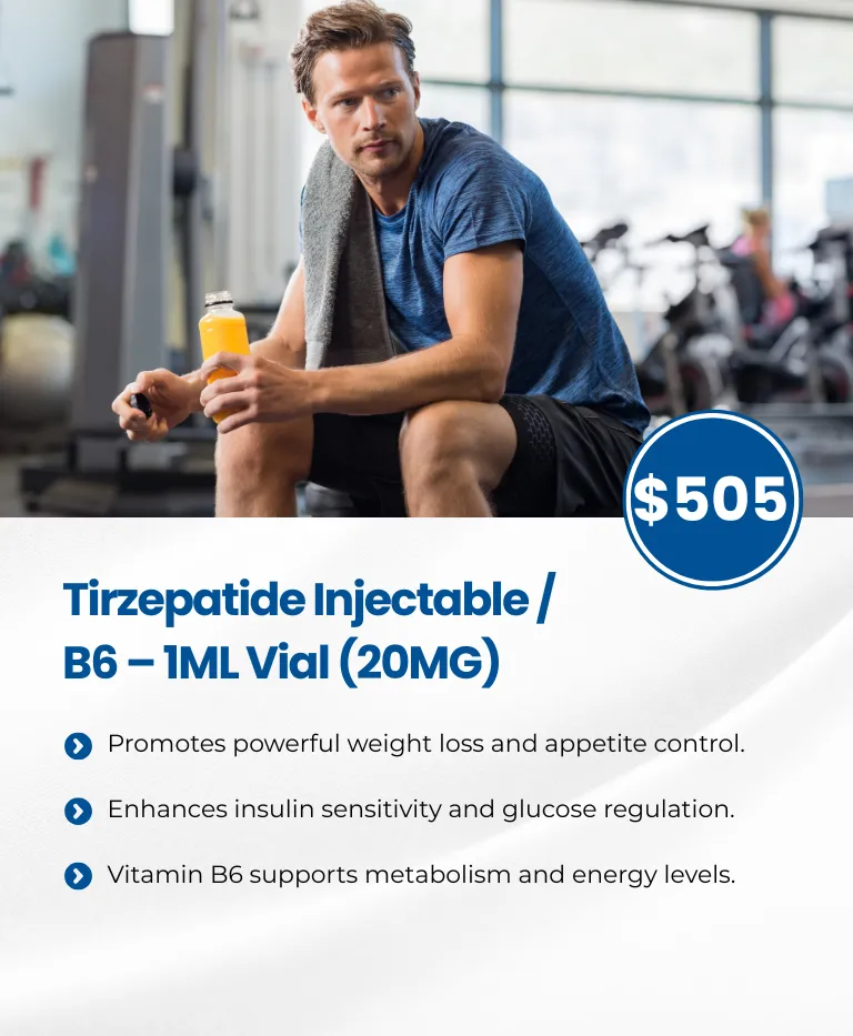 Tirzepatide Injectable / B6-1ML Vial (20MG)