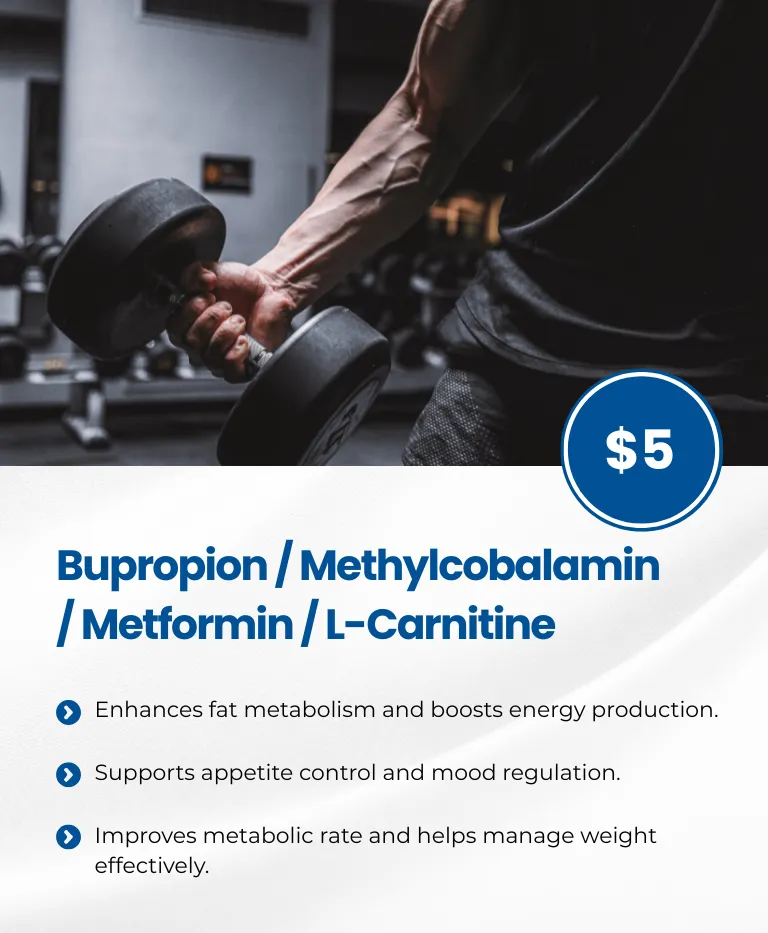 Bupropion / Methylcobalamin / Metformin / Carnitine