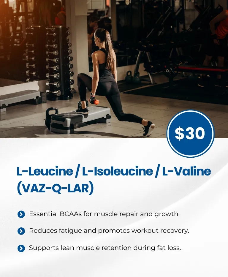 L-Leucine / L-IsoLeucine / L-Valine (VAZ-Q-LAR)