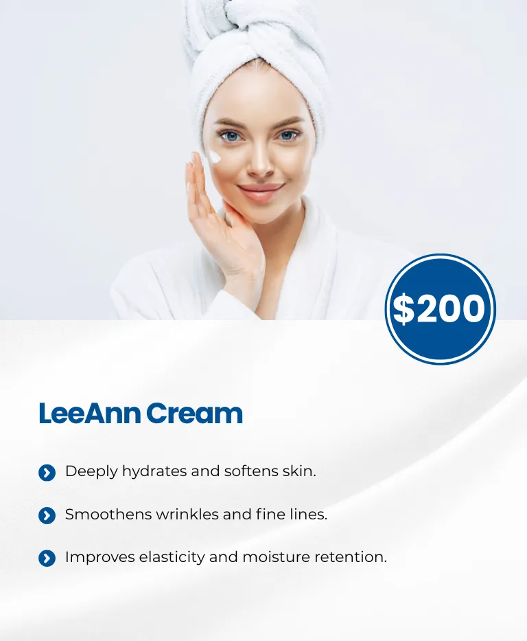 LeeAnn Cream - (Tripeptide-1 (GHK-CU) Acetate/Tretinoin/Argireline/ Hyaluronic Acid) Cream